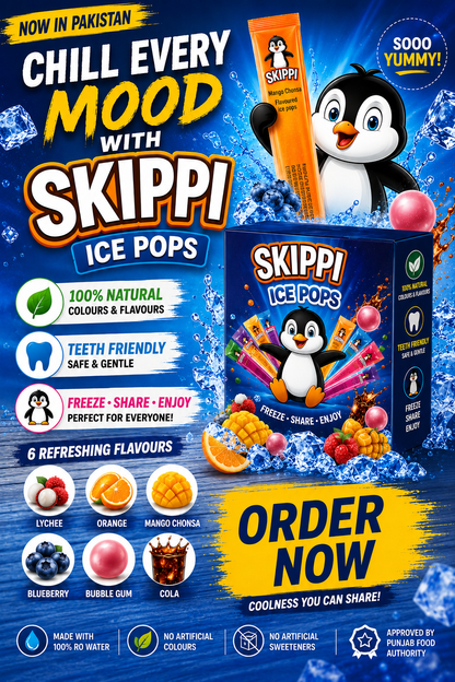 Skippi Ice Pops – Made with 100% RO Water